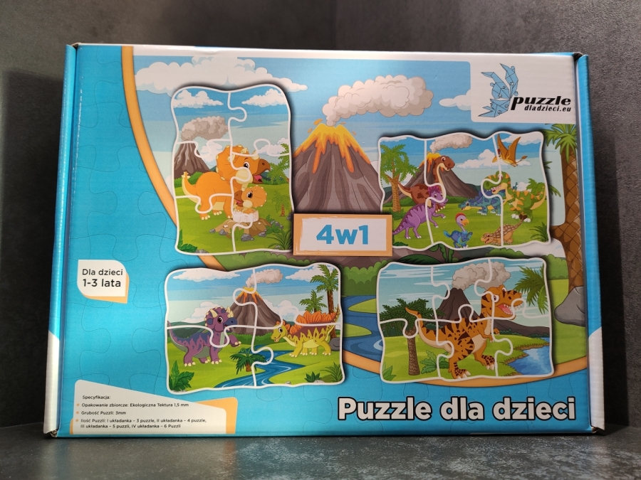 Puzzle Progresywne Dinozaury i Smoki 03 - 4769