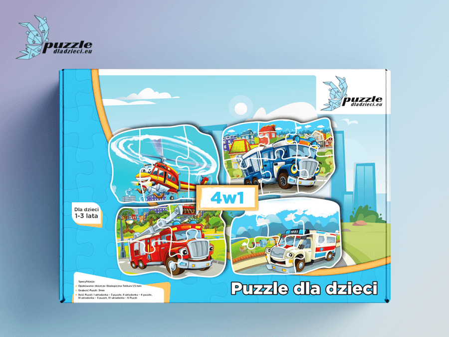 Puzzle Progresywne Samochody i Maszyny 03 - 3674