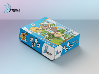 Puzzle Progresywne Dinozaury i Smoki 01