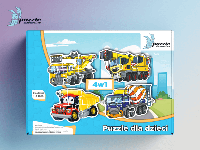 Puzzle Progresywne Samochody i Maszyny 01