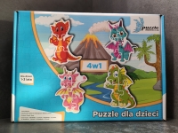 Puzzle Progresywne Dinozaury i Smoki 04 - 4781