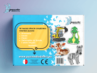 Puzzle Progresywne Zwierzątka Dzikie 01 - 4837