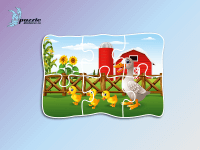 Puzzle Progresywne Zwierzątka Farma 01 - 4870