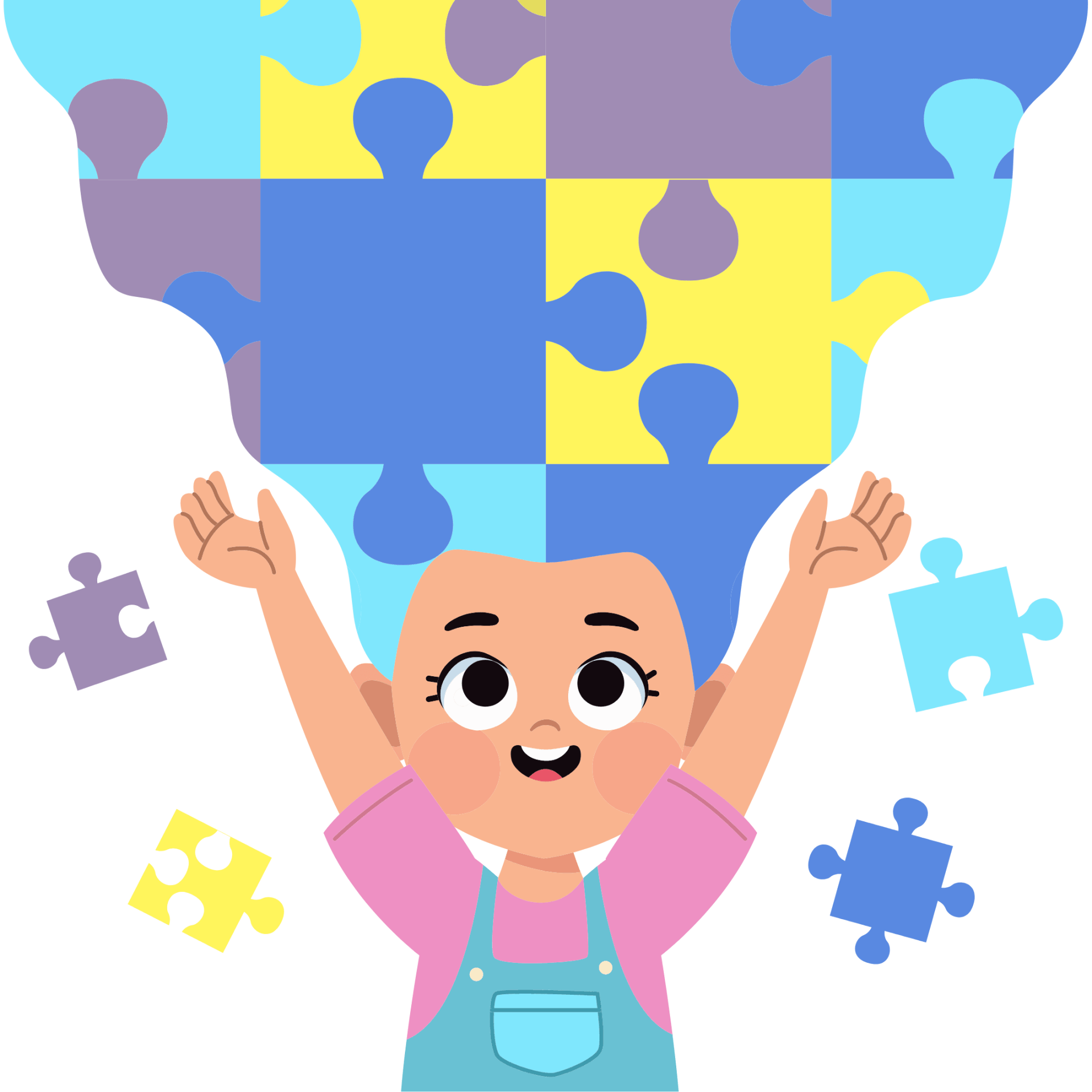 Radosne puzzle dla dzieci